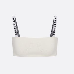 Dior white bralette .